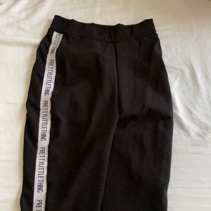Pretty little thing black leggings